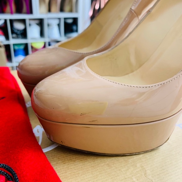 Authentic Christian Louboutin Nude heels sz 6/36 - Picture 9 of 12